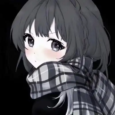 黑色系头像唯美美极