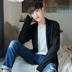 男生衬衫头像禁欲系针织