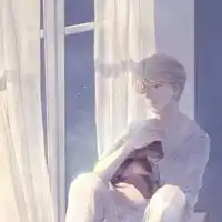 猫与少年头像少年与猫的动漫头像帅气