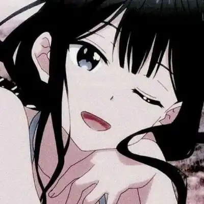 绿色系的女生动漫头像粉