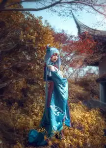 萌妹cos洛天依,当她的初恋眼看向镜头,网友血压飙升