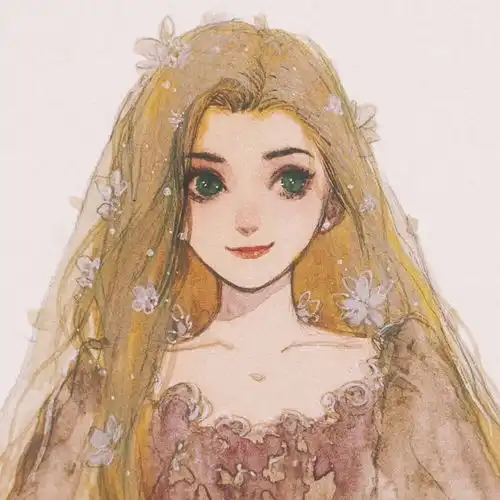 乐佩公主婚纱系列画手微博阿莘