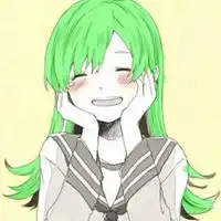 绿色系的女生动漫头像古