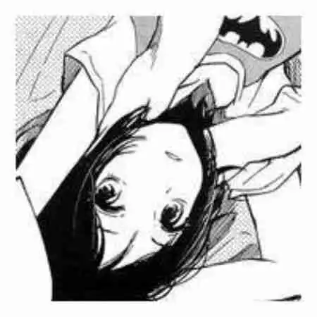黑紫色系动漫头像女生