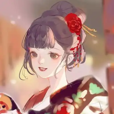 道系古风女头像动漫女生