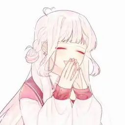 粉色系可爱女生头像二次