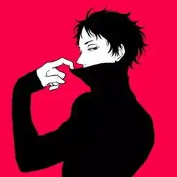 红色系头像男生动漫男生