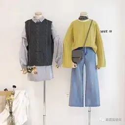 初秋少女简单韩系穿搭18套整体搭配