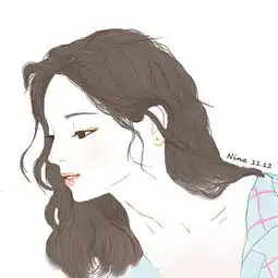 人物插画侧颜