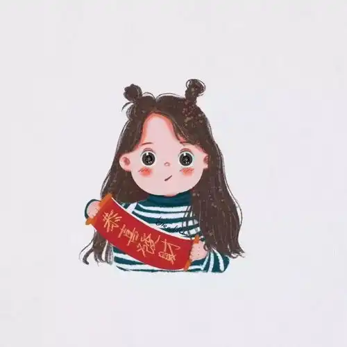 萌系情侣头像卡通可爱一
