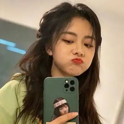 粉色系可爱女生头像二次