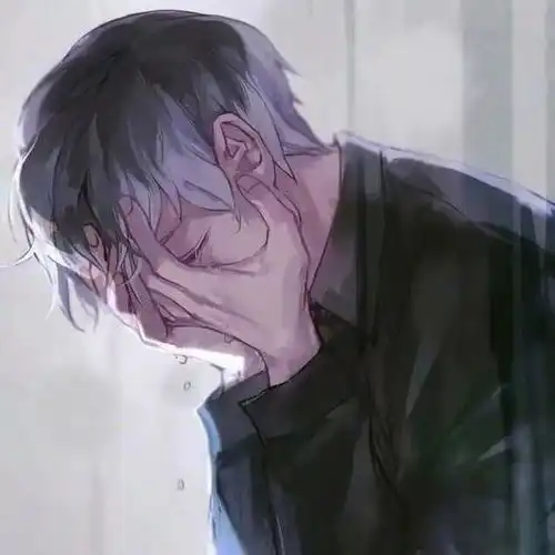 忧郁头像男伤感动漫