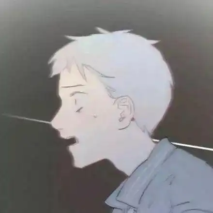 丧系头像拿刀自杀男
