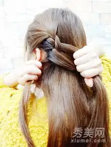 甜美大方的韩式侧扎发教程萌系女生范