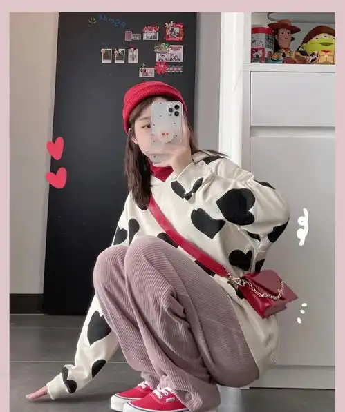 高甜可爱少女粉系列日常穿搭