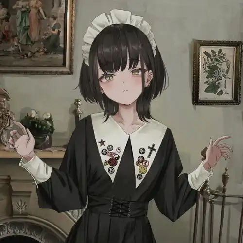 头像黑色系动漫女头像