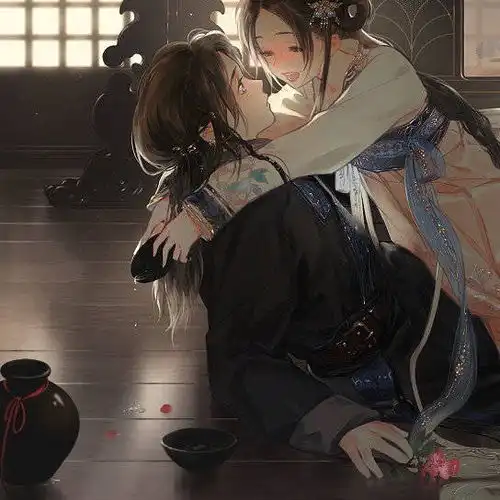 超美的古风动漫情侣头像