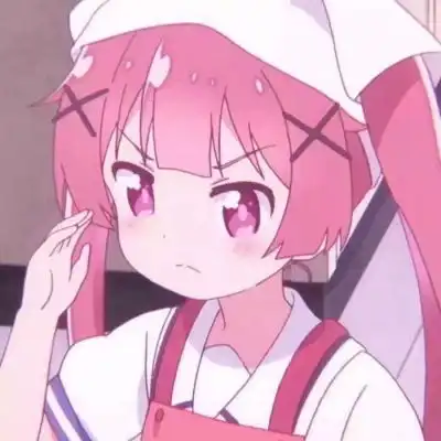 粉色系可爱女生头像二次