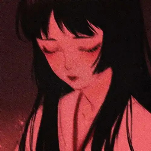 动漫头像女高冷微恐