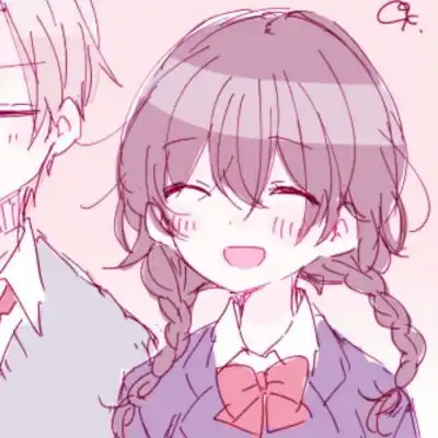 粉红系列少女头像动漫叫