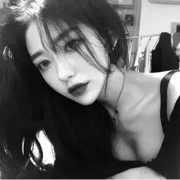 黑白色系酷女头悲喜自渡他人qq女生头像我要个性网