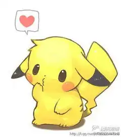 求手绘皮卡丘图片如我的头像或是这种