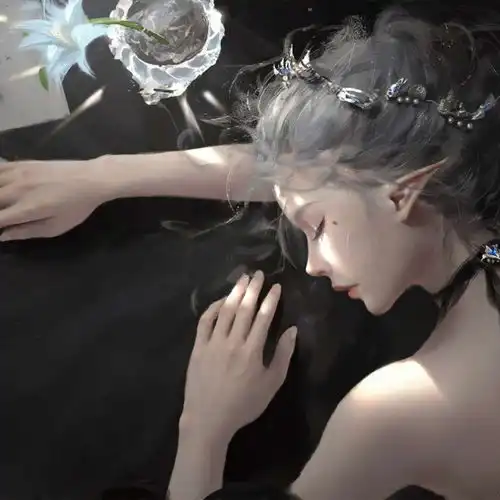 粉色系可爱女生头像二次
