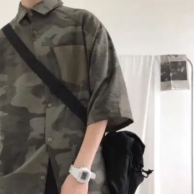 男生衬衫头像禁欲系暗色