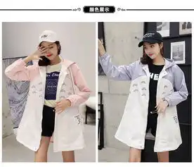 实拍龙猫风衣外套动漫周边二次元男女可爱日系学生情侣衣服2852