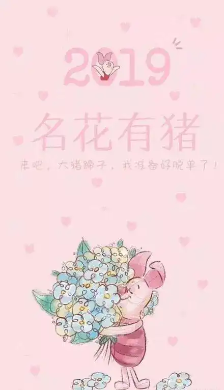 动图宇宙抖音10万点赞猪年壁纸表情包,外面有猪的别点
