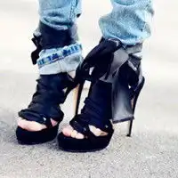 高跟鞋美女微信微信头像图片大全