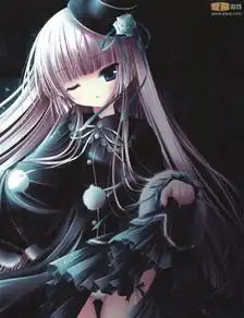 二次元女生黑色系qq头像