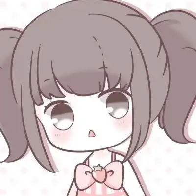 粉色系可爱女生头像二次