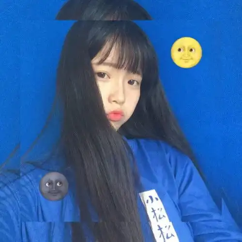 可爱治愈系的女生头像笑