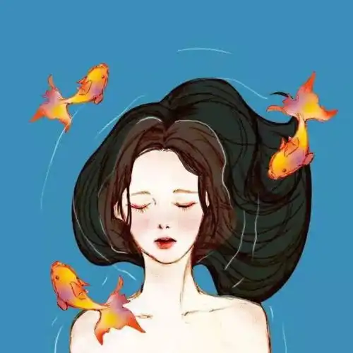 文艺头像女手绘唯美系头