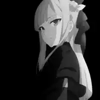 动漫女生头像丧系侧脸伤