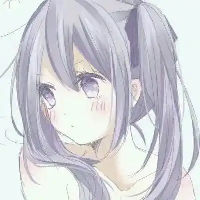 粉色系可爱女生头像二次