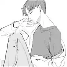 悲伤的头像二次元卡通头像男生丧到极点的头像