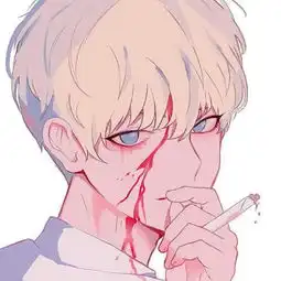 黑白系动漫男生头像,只要有树叶飞舞的地方,火就会燃烧