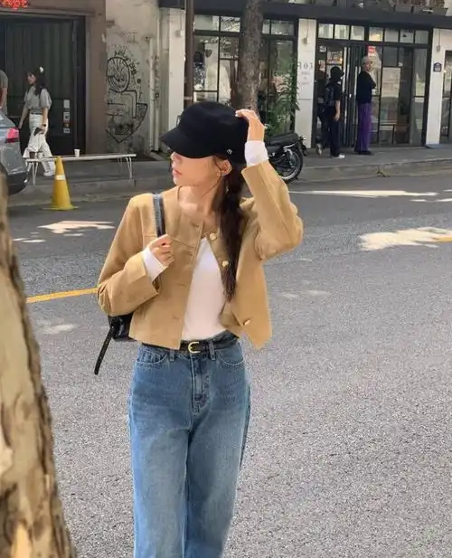 ins时尚博主withbloomm温婉韩系风格早春气氛感穿搭