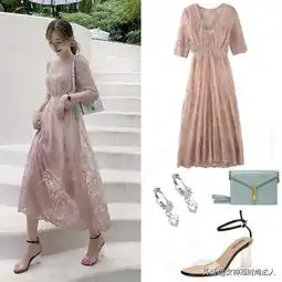 夏季优雅又时尚的连衣裙,背影很迷人