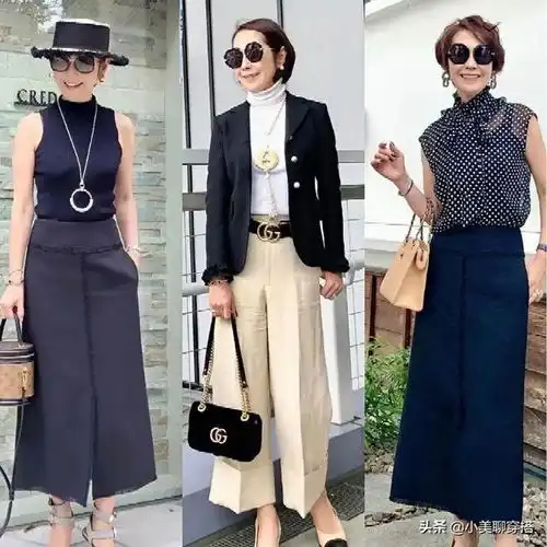 60岁只能穿奶奶装看看她们的穿搭,原来可以如此时髦帅气