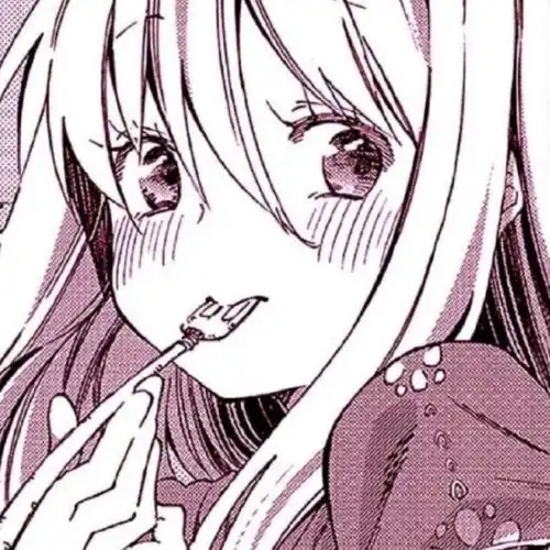 粉红系列少女头像动漫睡