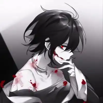 动漫男头暗黑系