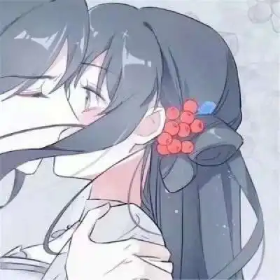 情侣头像可爱系动漫蓝色