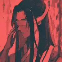 红色系头像男生动漫古风
