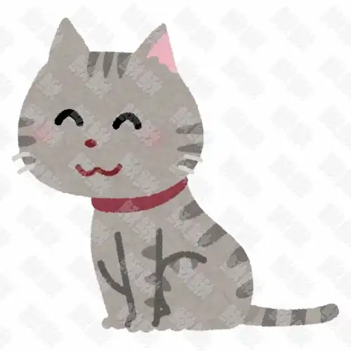 可爱的卡通灰猫的小猫猫咪手绘卡通插画手绘png儿童插画免扣素材1阿猫阿狗