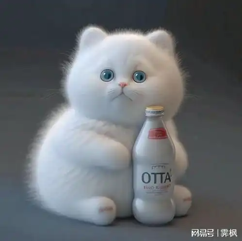 治愈头像,好胖的小白猫啊,太萌了