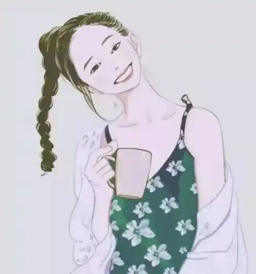 文艺头像女手绘唯美系头