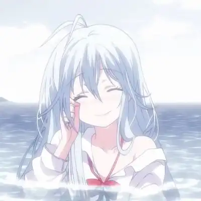 白色系女孩子头像动漫女